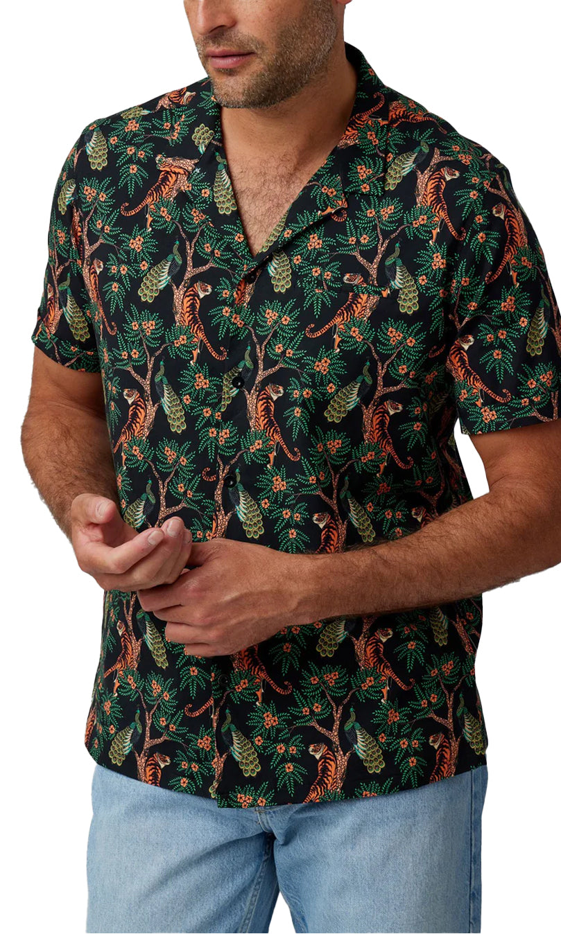 Tiger resort shirt at charles and hunt