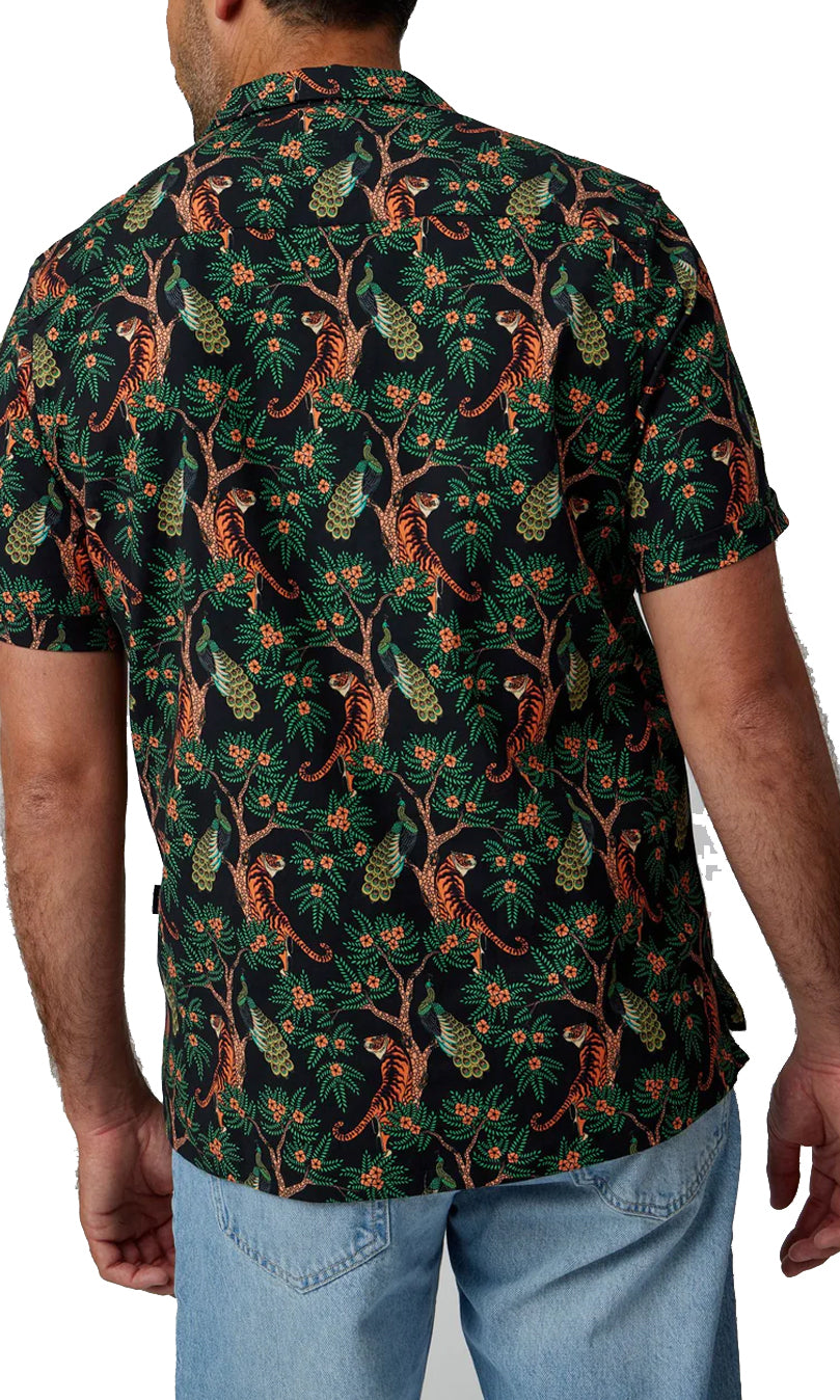 Printed Tiger Resort Shirt
