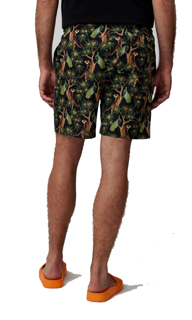 Printed Tiger Swim Shorts