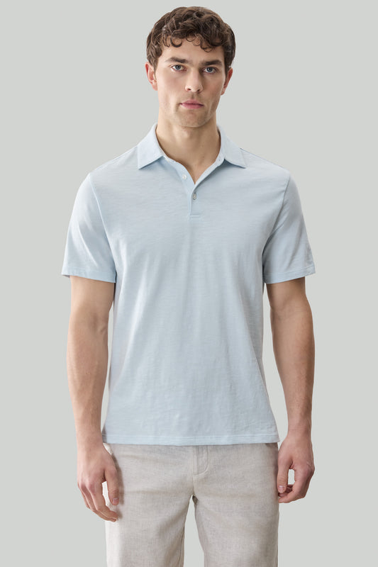 Brightwood SS Slub Blue Haze Polo