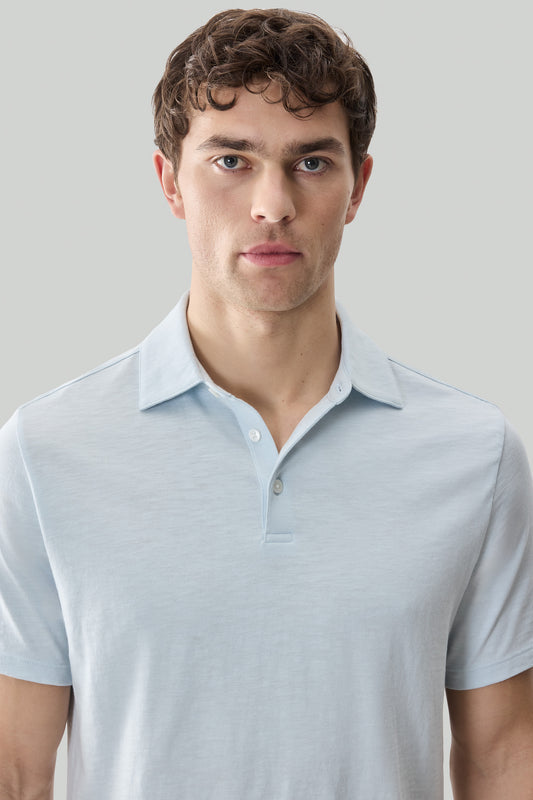 Brightwood SS Slub Blue Haze Polo