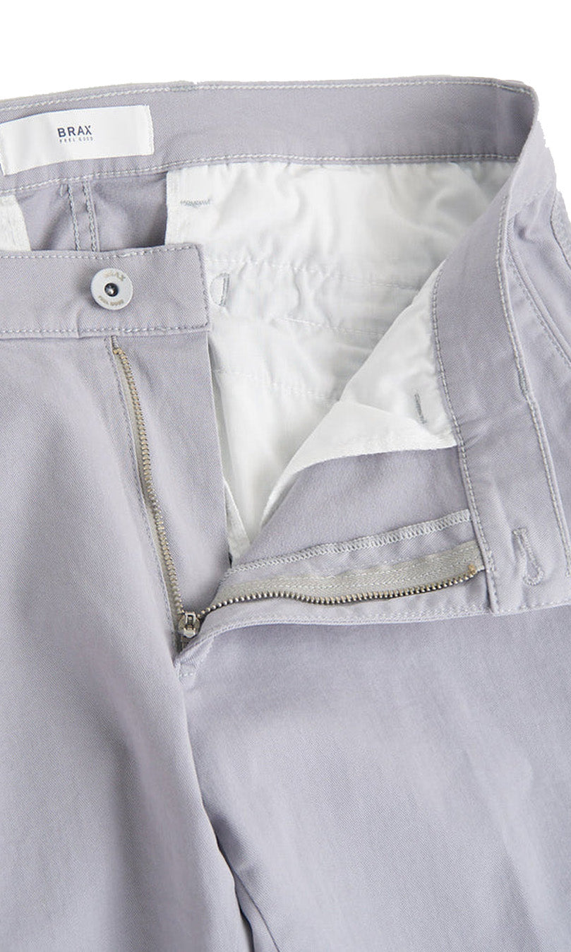 Silvio High Flex Chino in Silver