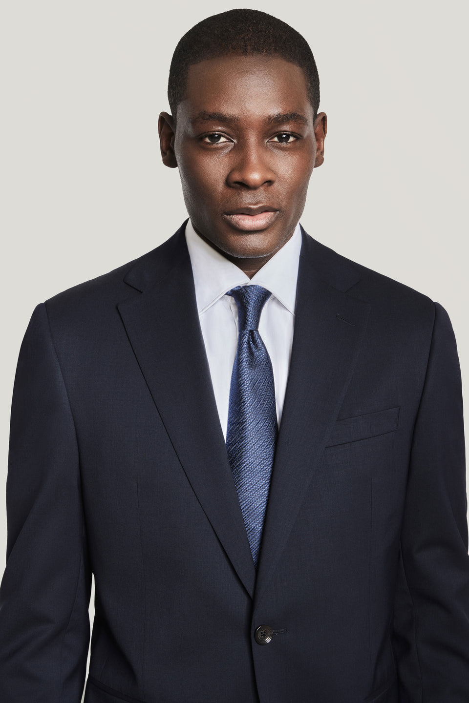 3SIXTY5 Navy Solid Suit Separate Elon Jacket