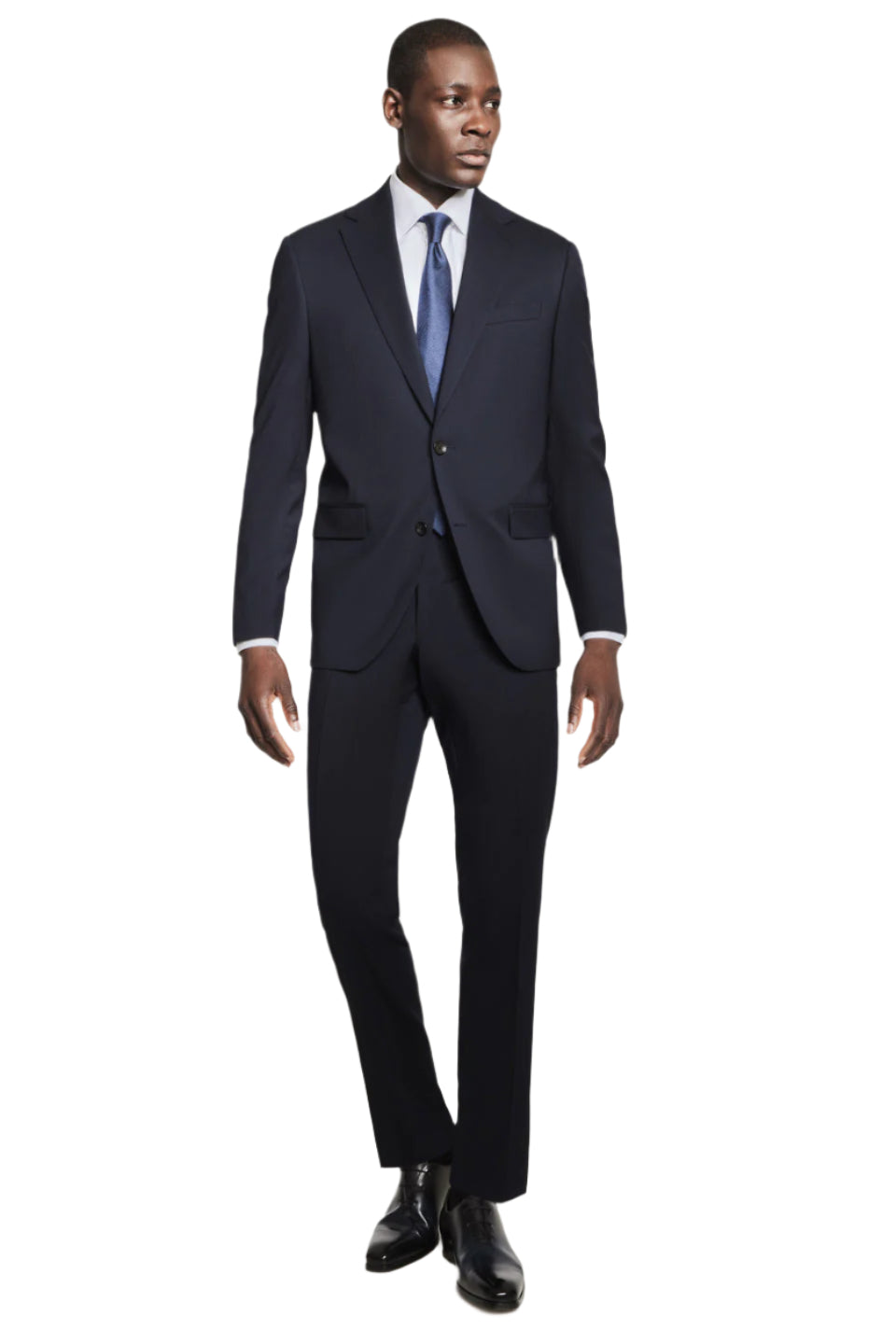 3SIXTY5 Black Solid Suit Separate Elon Jacket