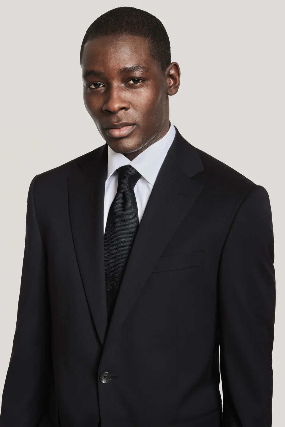 3SIXTY5 Black Solid Suit Separate Elon Jacket