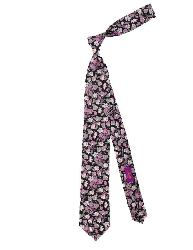 Sarah Lilac Multi Floral Tie