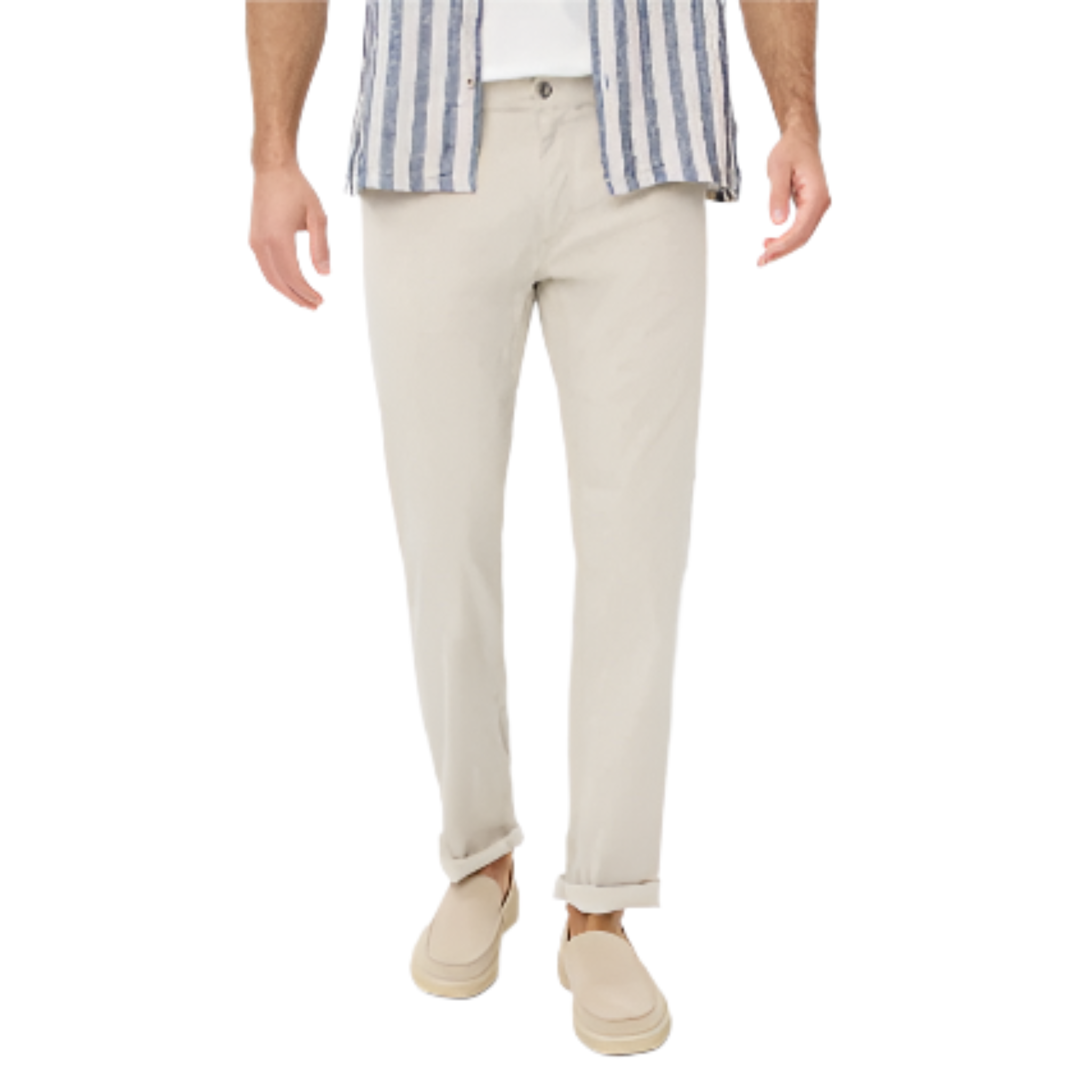 Linen-Flex Chuck Trouser in Sand