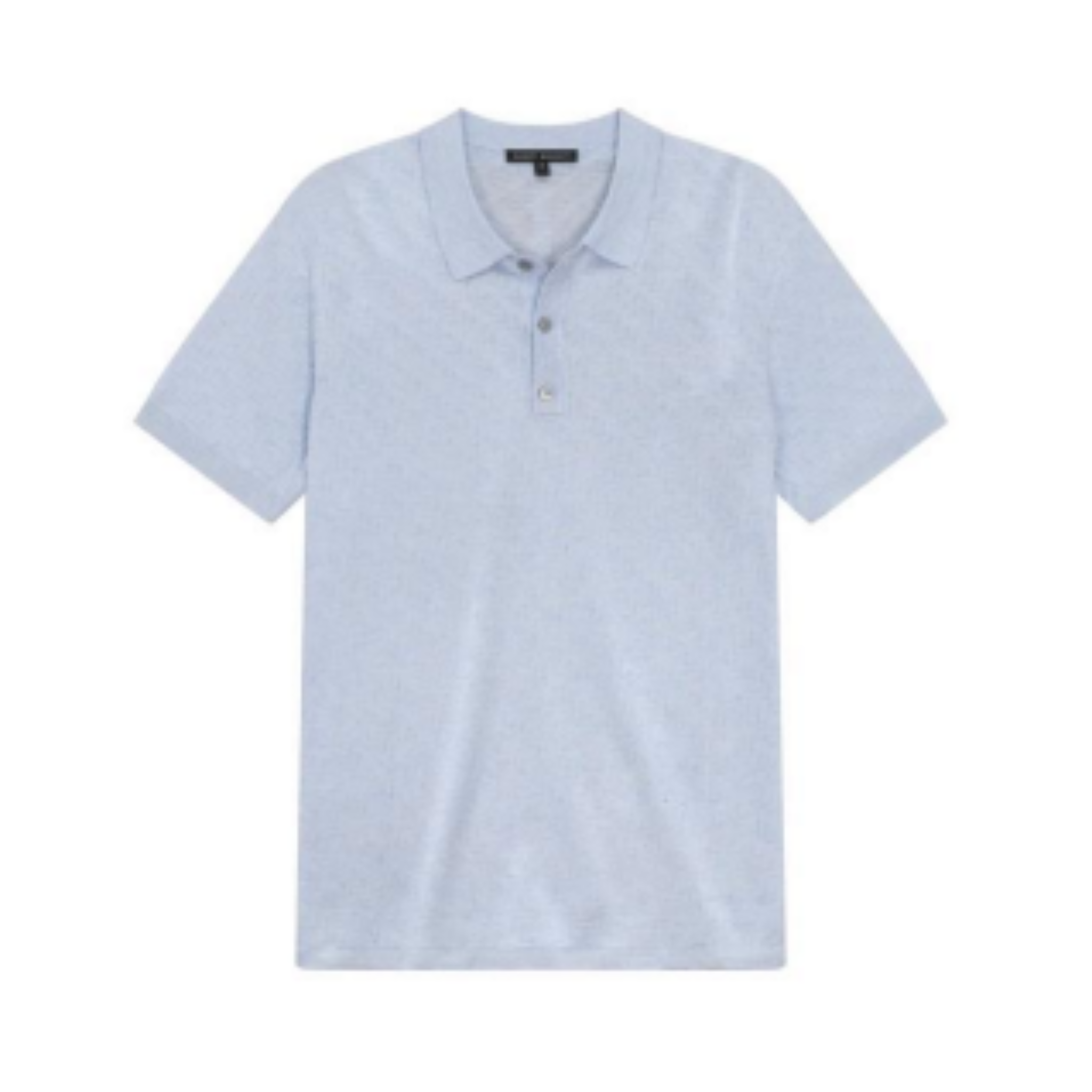Skelling SS Sweater Polo in Pale Blue