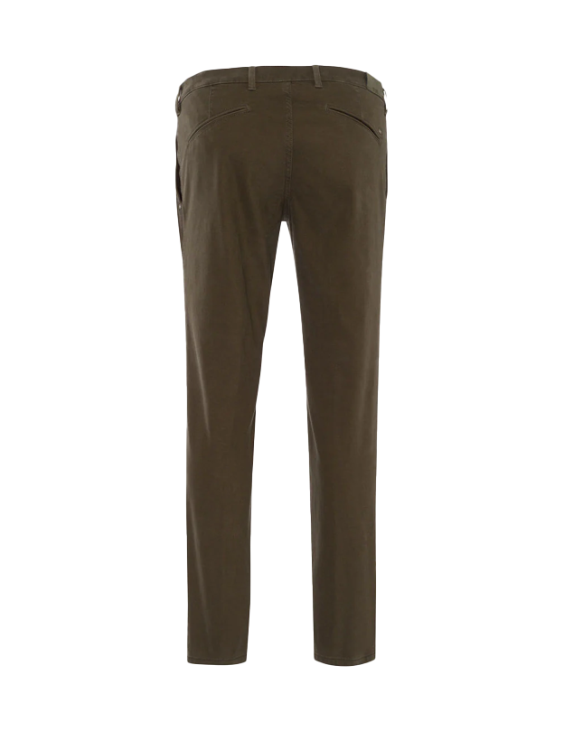 Silvio Hi-Flex Slim Chinos in Nut