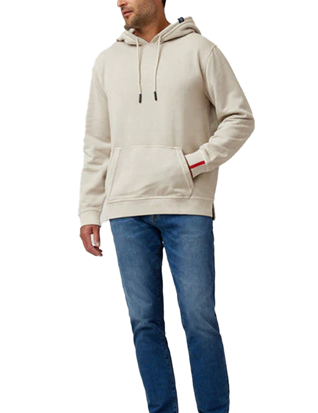 Solid Garment Wash Hoodie in Taupe, Hoodies for men, hoodies, winters collection, best clothes to wear in winters, best hoodies to wear in winters