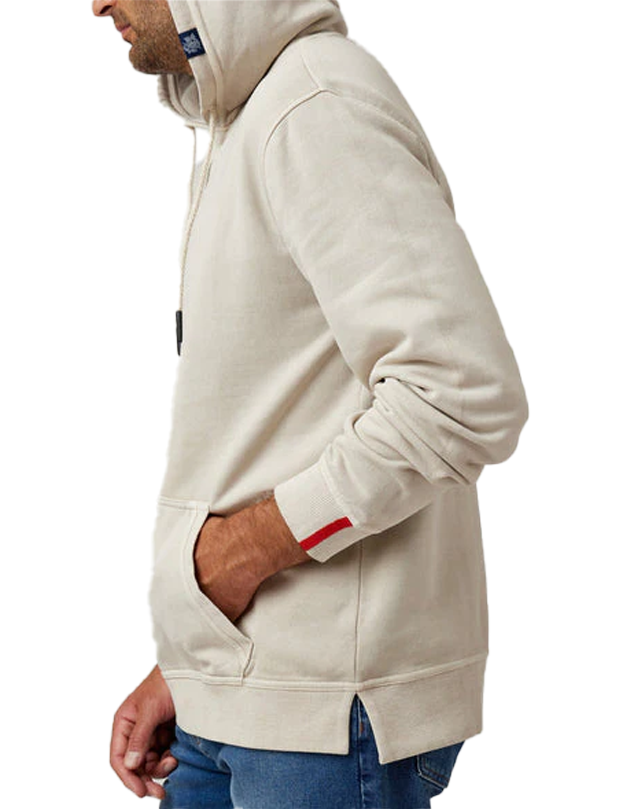 Solid Garment Wash Hoodie in Taupe, Hoodies for men, hoodies, winters collection, best clothes to wear in winters, best hoodies to wear in winters