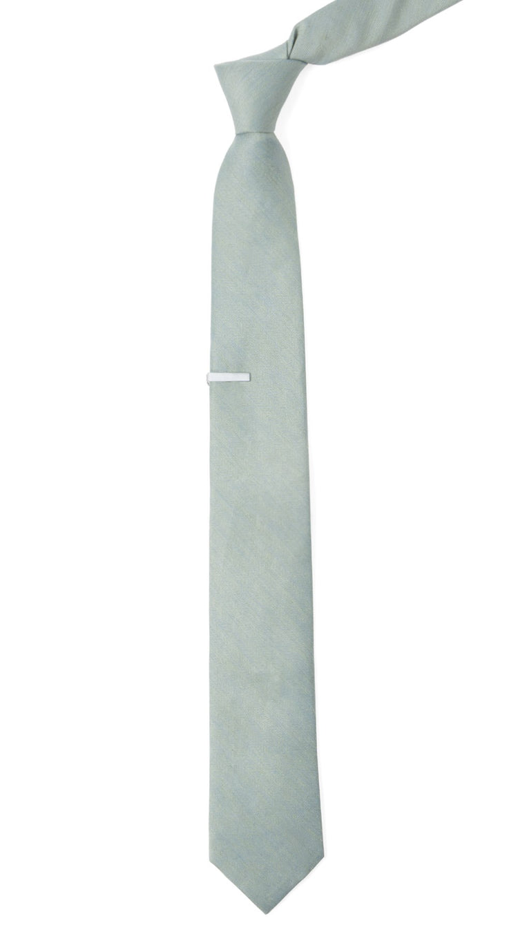 Bhldn Linen Row Morning Mist Tie