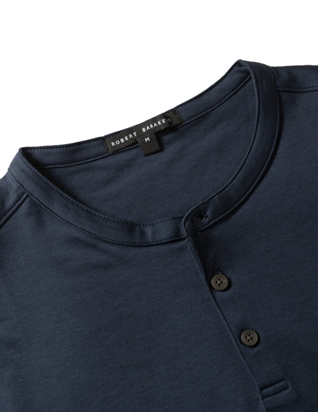 The Barakett LS Henley in Blue Night