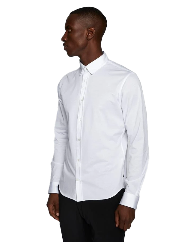 Trostol BU Long Sleeve Soft Dress Shirt in White