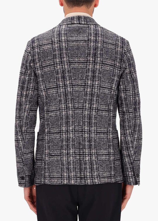 Two tone boiled wool jacket from distretto12