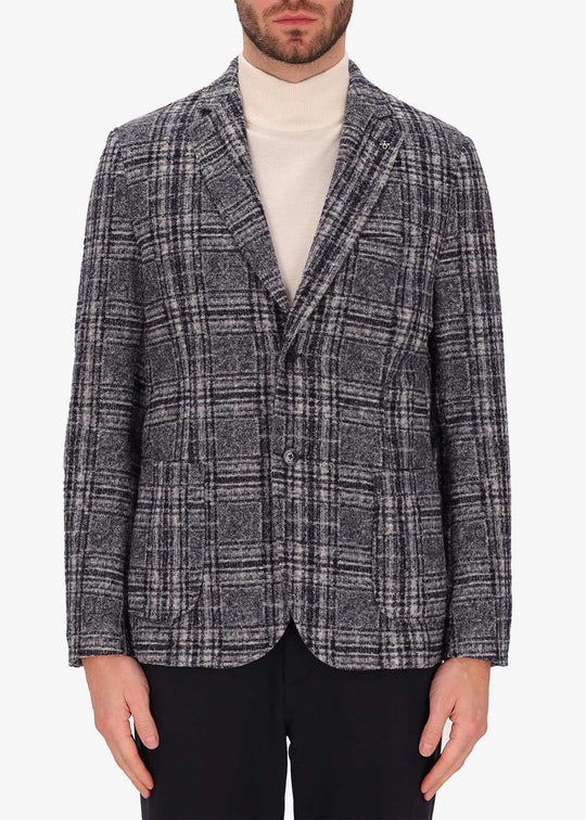 Two tone boiled wool jacket from distretto12