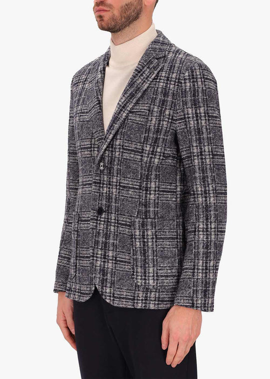 Two tone boiled wool jacket from distretto12