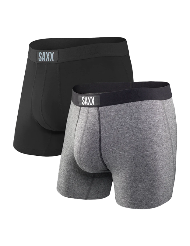 ULTRA Boxer Brief - 2 Pack - Black/Grey