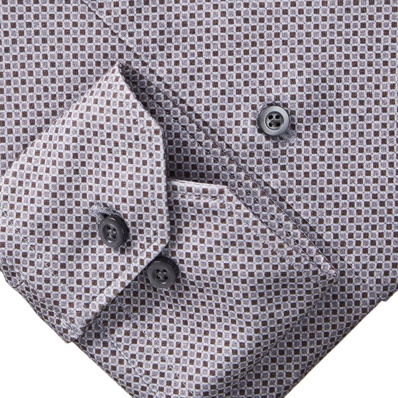 Modern 4Flex Stretch Knit Shirt in Dark Grey