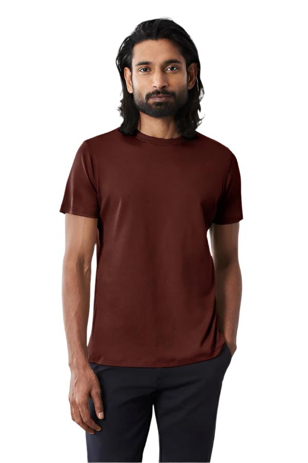 Georgia SS Deep Bordeaux Crewneck