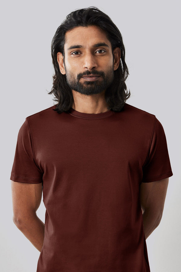 Georgia SS Deep Bordeaux Crewneck