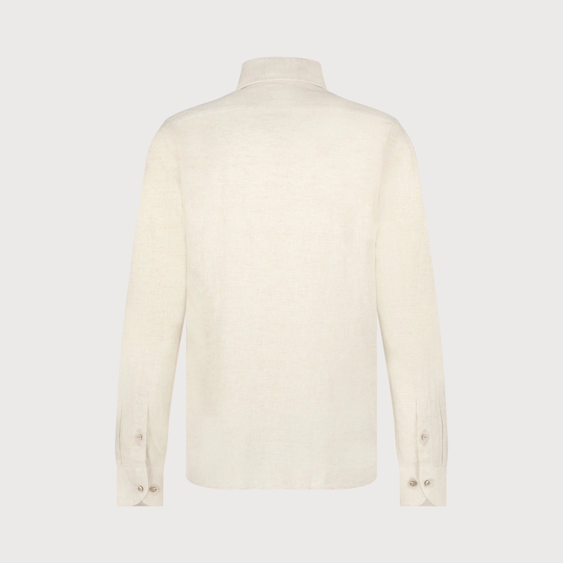 Linen/Cotton Blend Dress Shirt in Sand