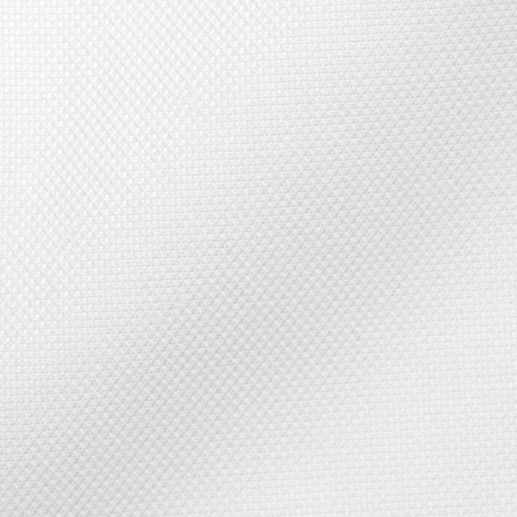 Textured Solid White Non-Iron Dress Shirt