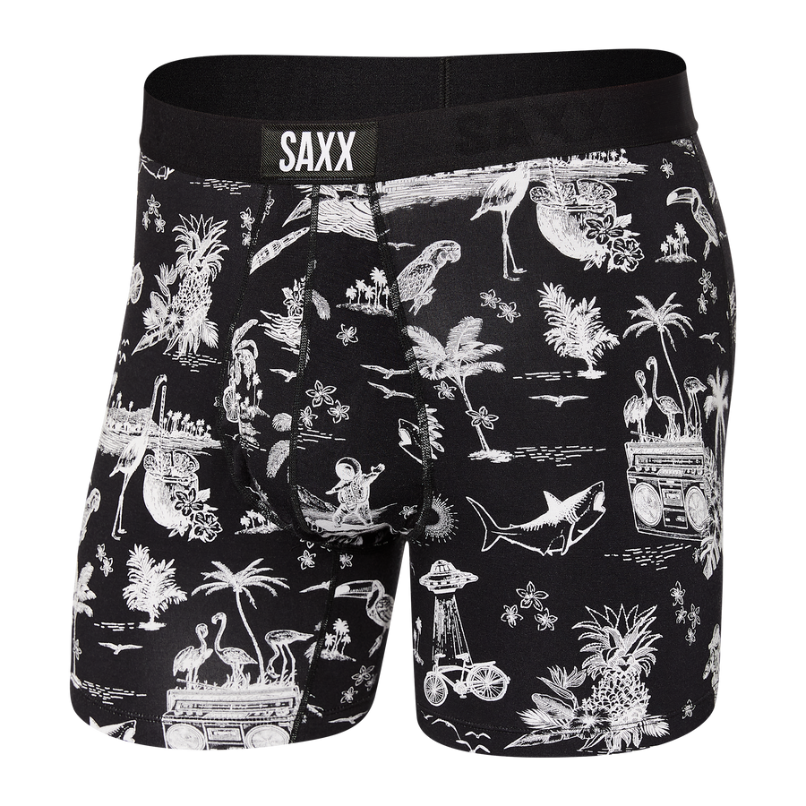 Black Astro Surf & Turf Ultra Boxer Brief