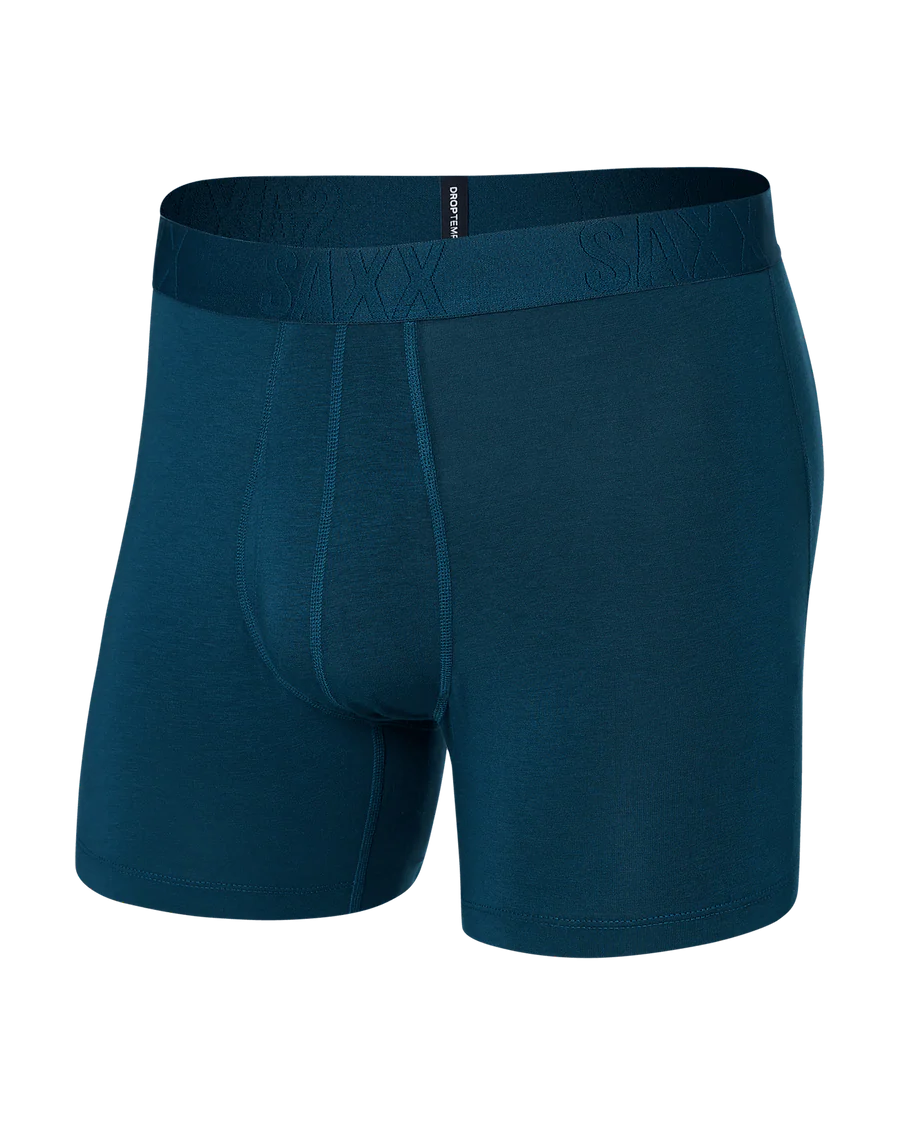 DropTemp® Cooling Cotton Boxer Brief in Deep Ocean