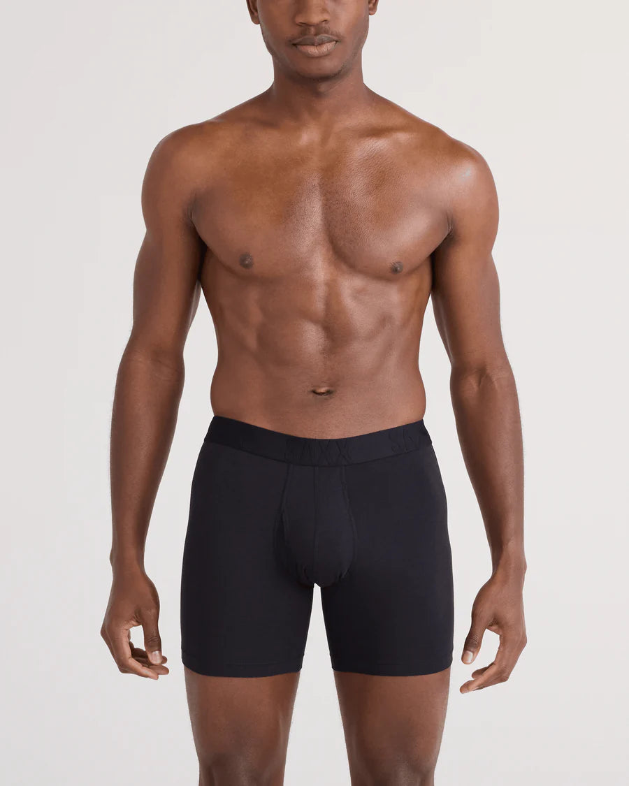 DropTemp® Cooling Cotton Boxer Brief in Black