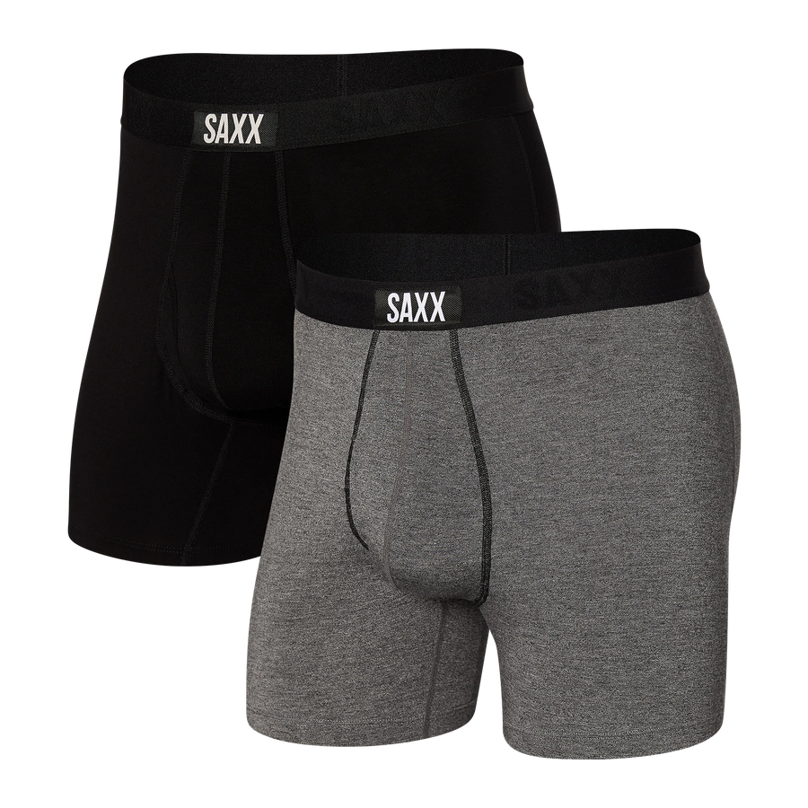 Black & Grey 2-Pack Supersoft Ultra Boxer Brief