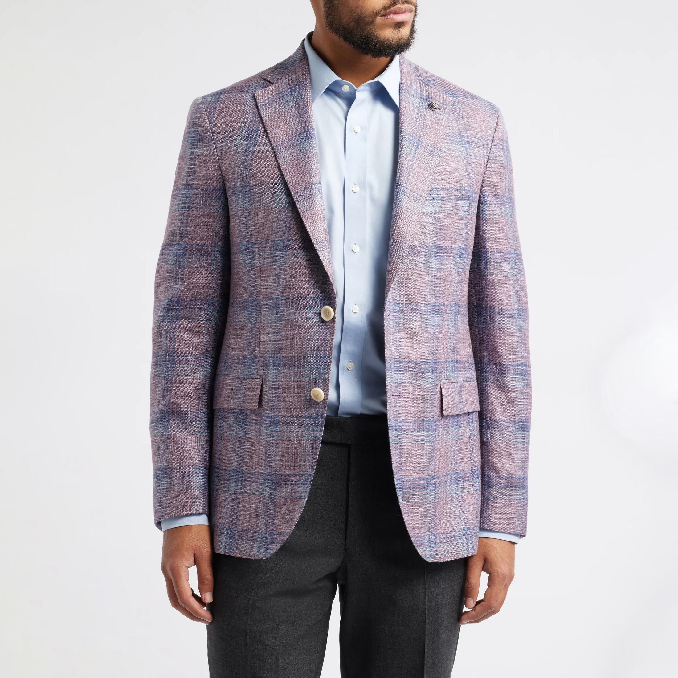 Loro Piana Lavender Check Sport Coat