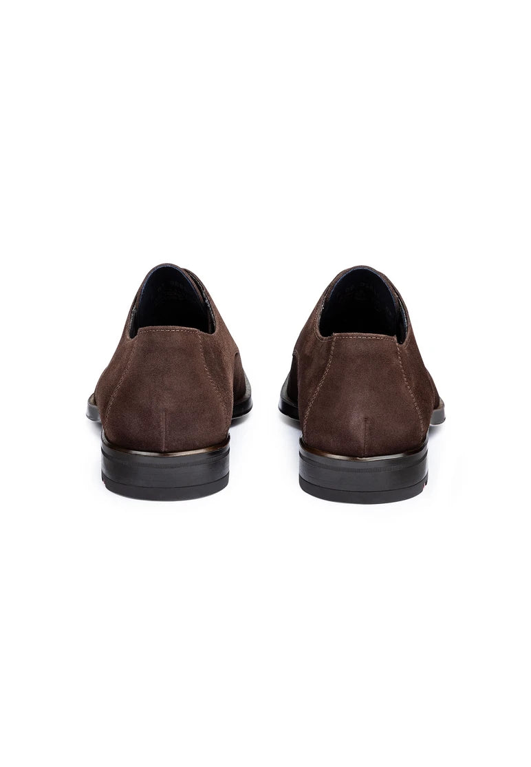 Garrison Suede Brown Dress Shoe