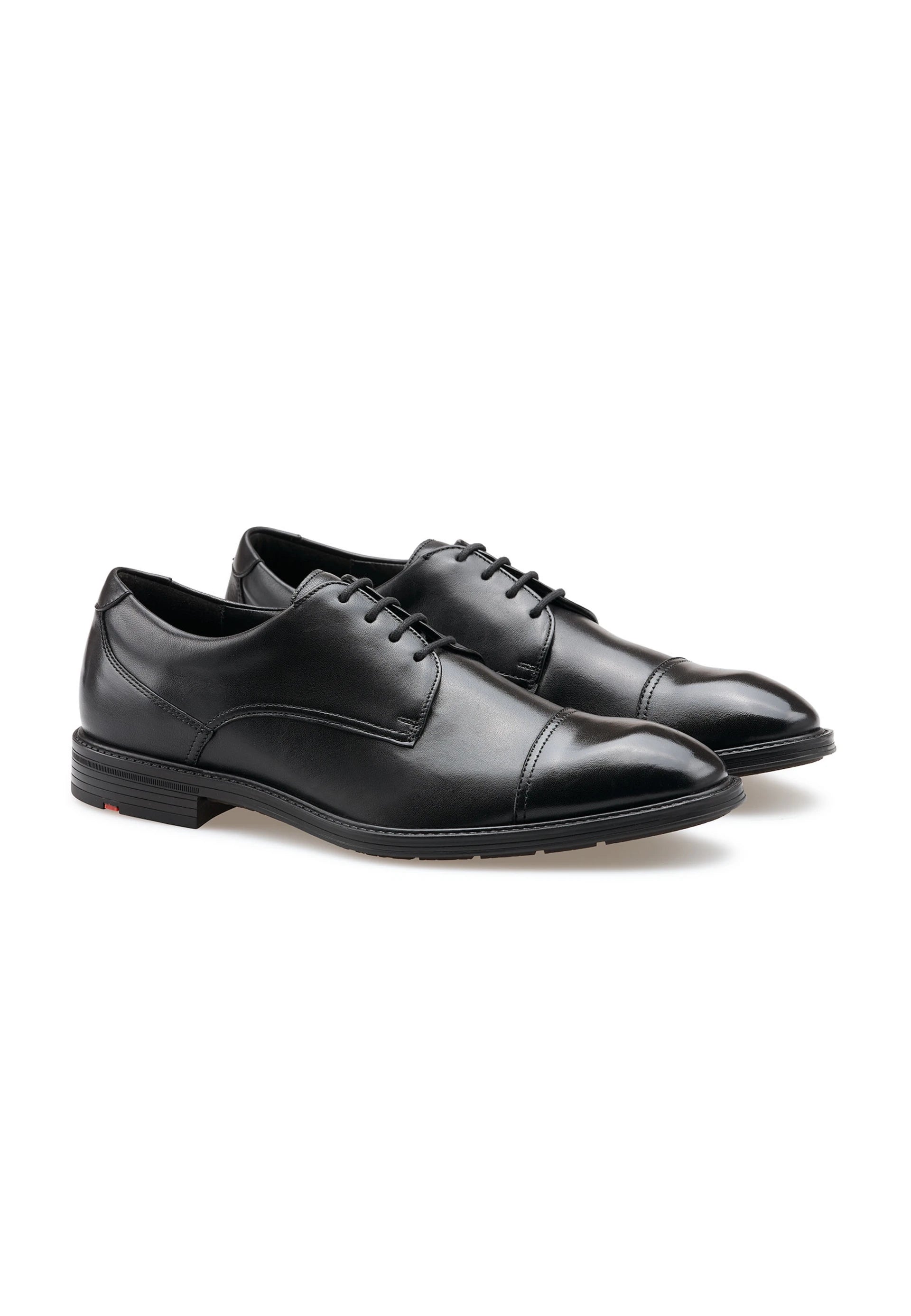 X-MOTION 150 Black Cap Toe Dress Shoe