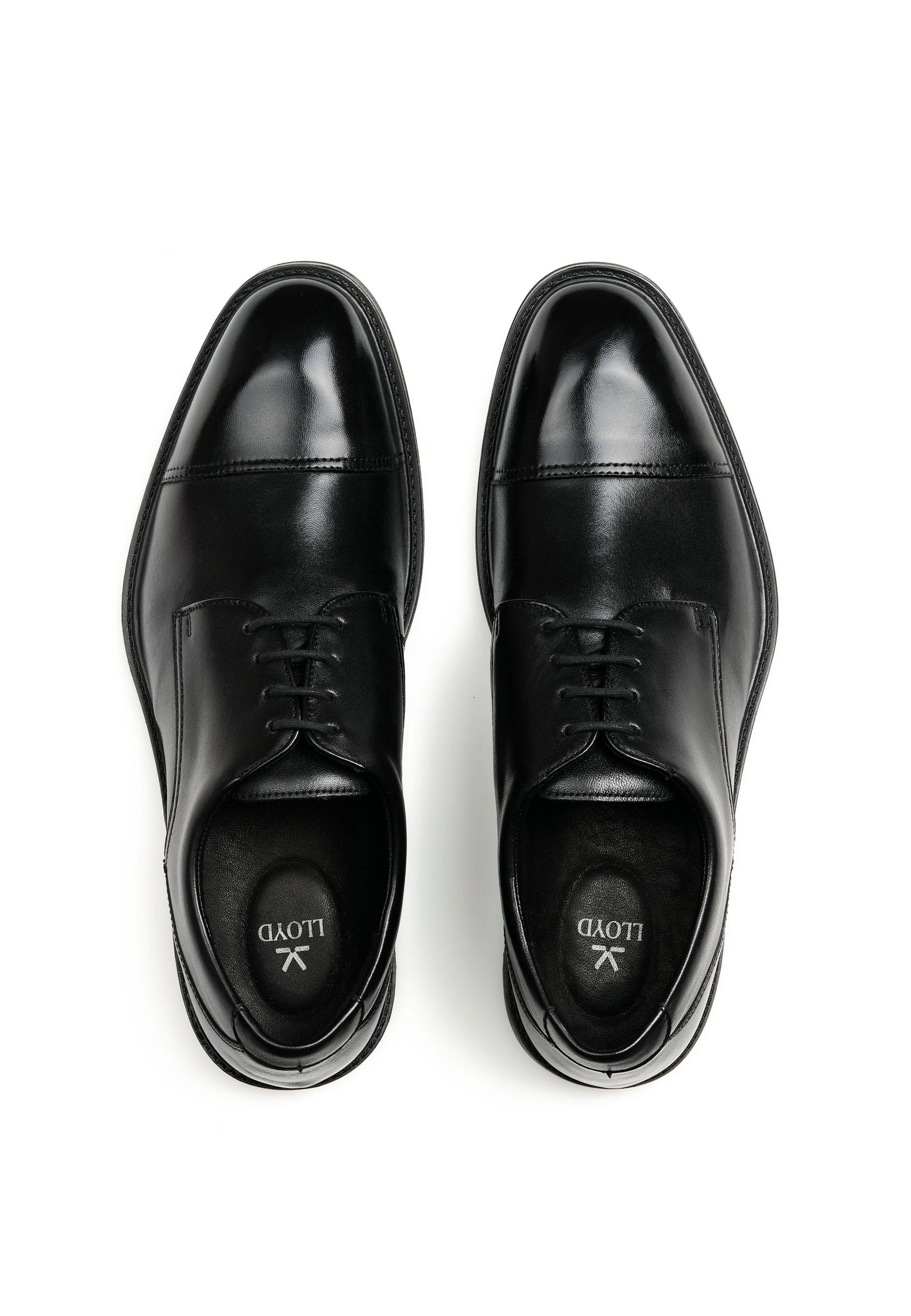 X-MOTION 150 Black Cap Toe Dress Shoe