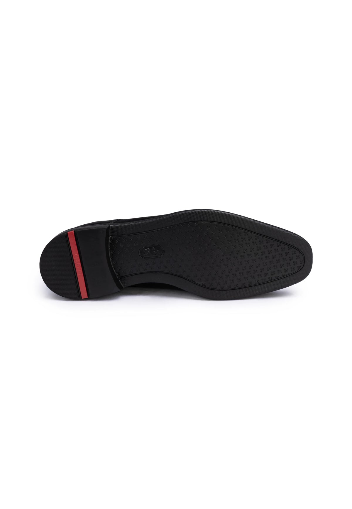 S-MOTION 110 Black Leather Slip On Dress Shoe