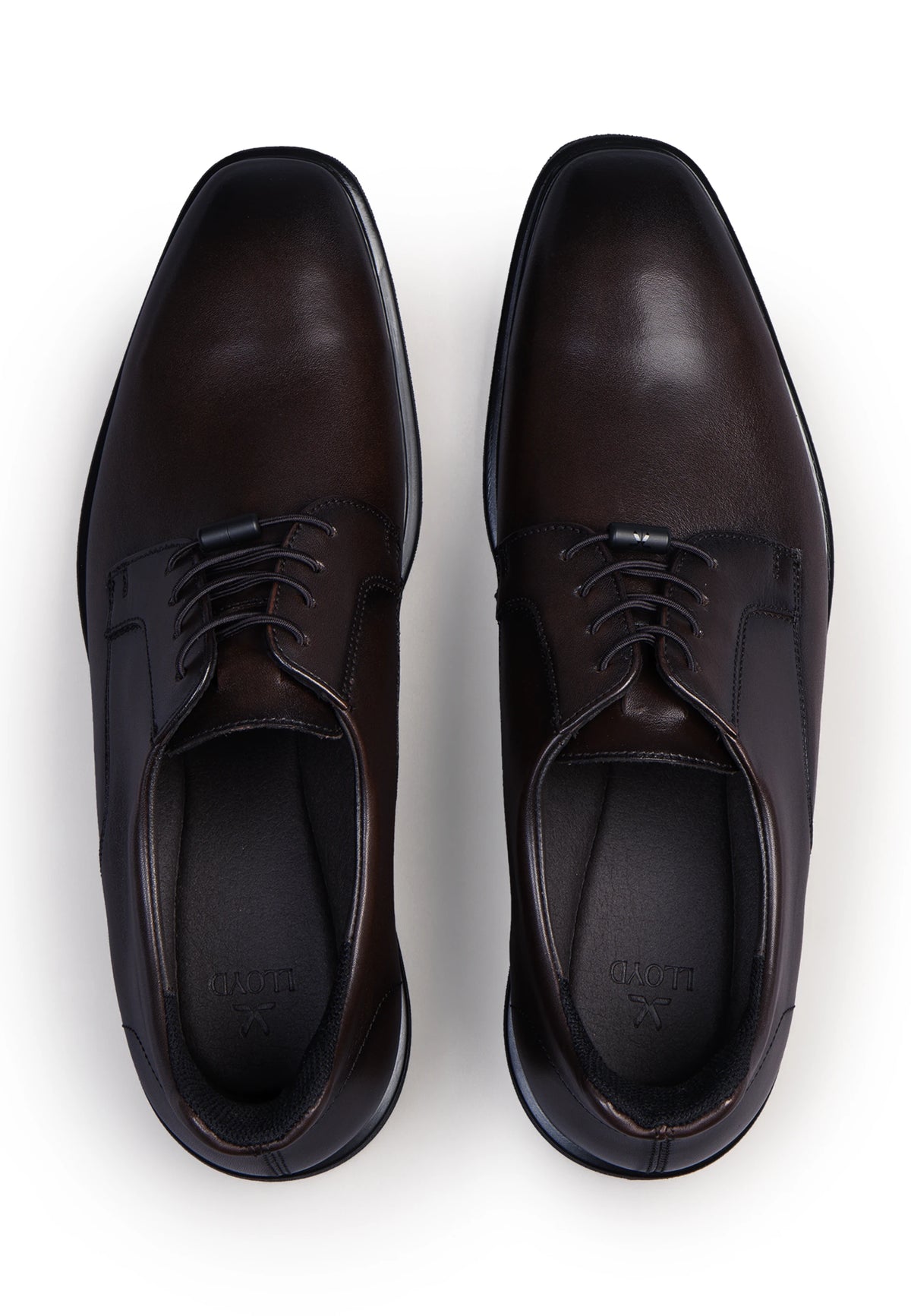 S-MOTION 110 Brown Leather Slip On Dress Shoe