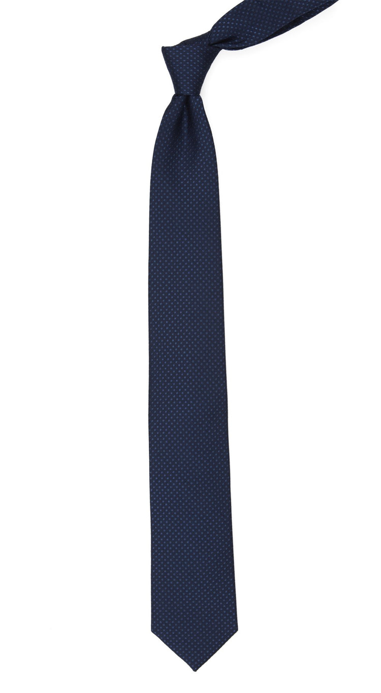 Dotted Spin Navy Tie