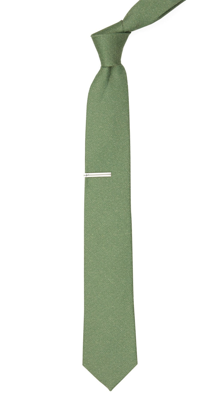 Linen Stitched Grass Tie