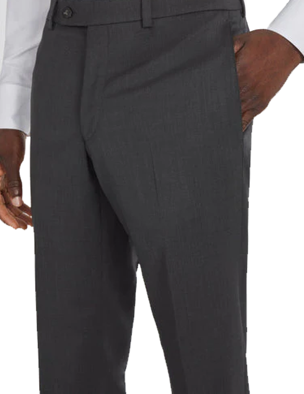 3SIXTY5 Nathan Modern Fit Suit Trouser in Charcoal