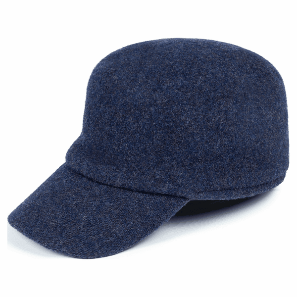 Felted Wool Navy Hat