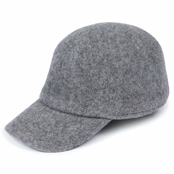 Felted Wool Grey Hat