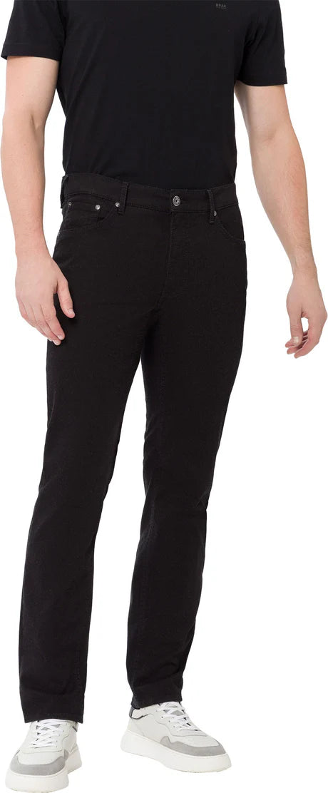 Chuck Five-Pocket Stretch Pant in Washed Black