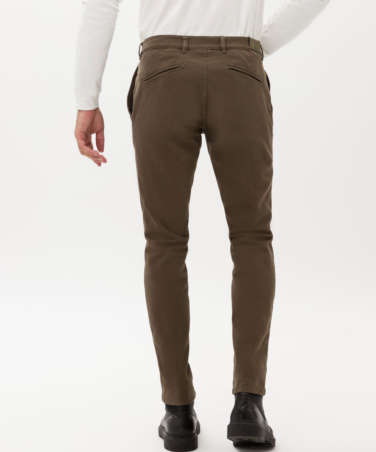 Silvio Hi-Flex Chino in Deep Pine