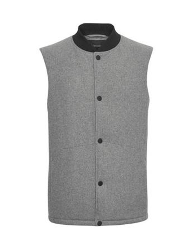 Beaton Wool Vest in grey