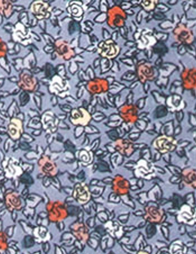 Floral Buzz Grey Multi Tie