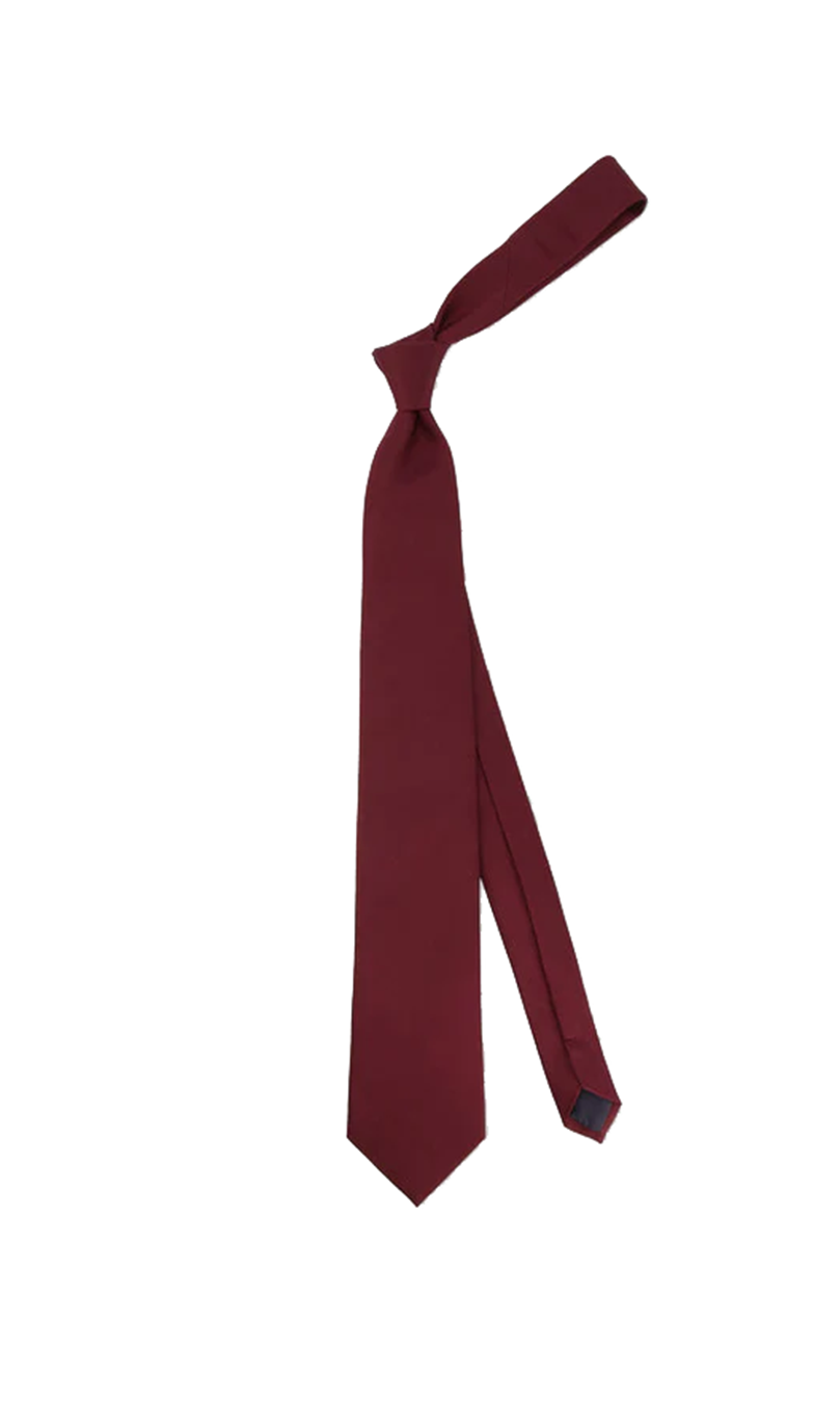 Grosgrain Burgundy Tie