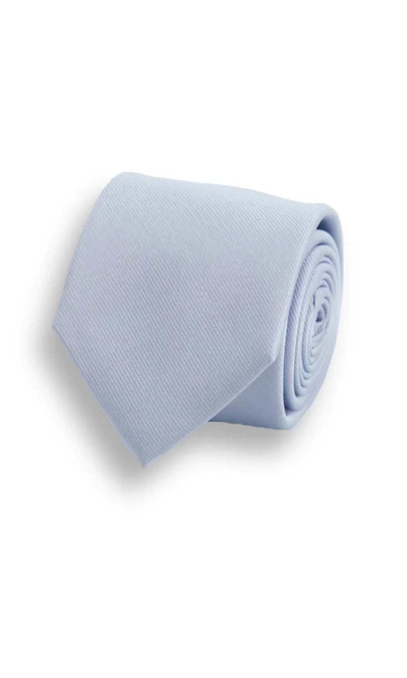 Grosgrain Dusty Blue Tie