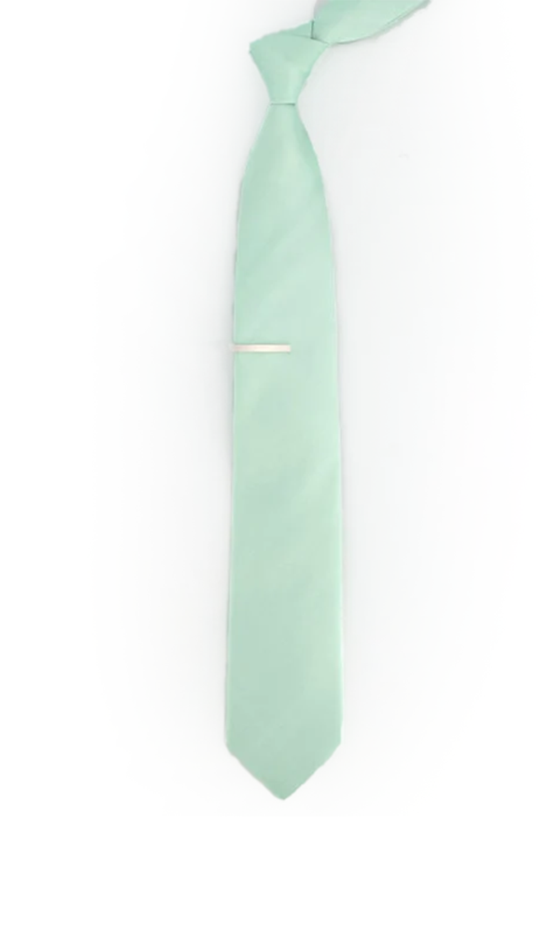 Grosgrain Dusty Sage Green Tie