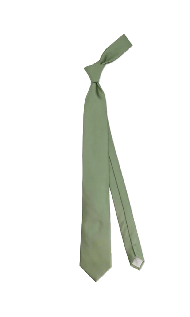 Grosgrain Sage Green Tie